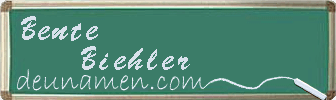Bente Biehler Visitenkarte